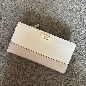 Kate Spade Beige and Cream Wallet